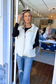 Blu Pepper - SOLID ZIP UP PUFFER VEST, IVORY