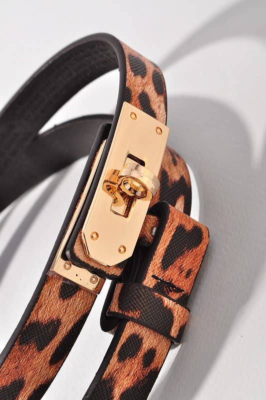 anbfashion - TURLOCK ACCENT ADJUSTABLE SKINNY BELT IW-18001