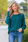 THE PERFECT CASHMERE BLEND SWEATER, Dk Green (IN STOCK!)
