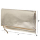 JNBFASHION.COM - Women's Vegan Leather Zipper Foldover Clutch Purse with Tass