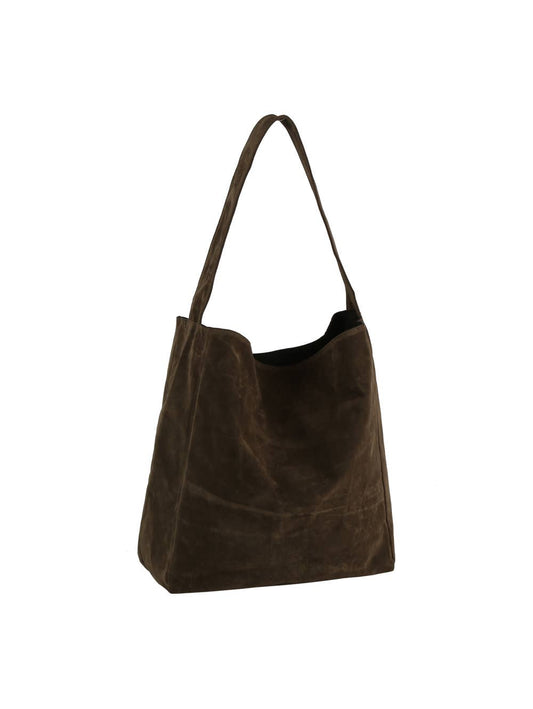 HR CORP - Calin Suede Slouchy hobo