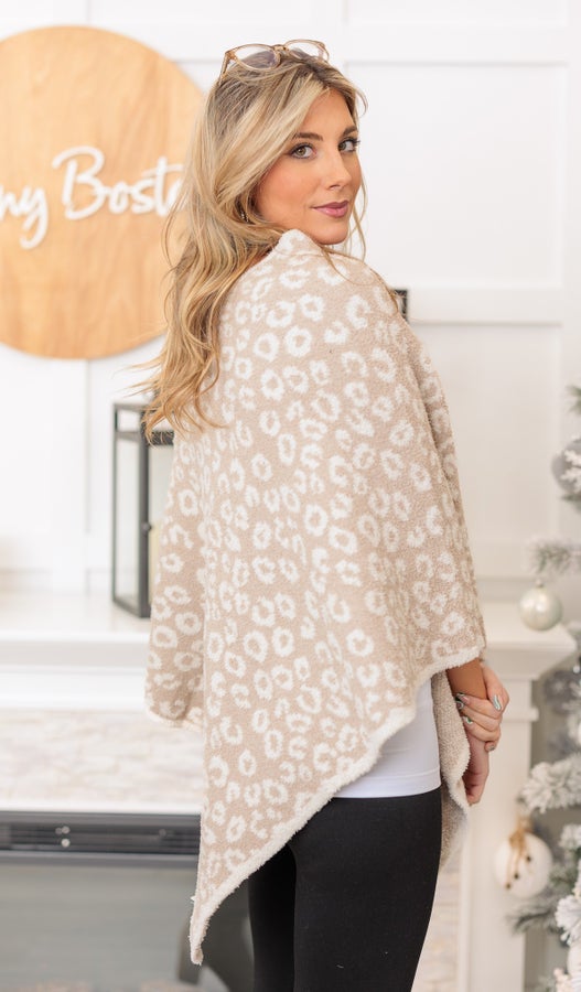 It's Not Over Poncho, Beige