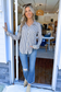 Blu Pepper - STRIPE COLLARED LONG SLEEVE BUTTON DOWN SHIRT, Black