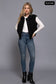 Active USA - Notched Collar Soft Felt Zip Up Vest
