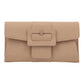 JNBFASHION.COM - Synthetic Leather Belted Envelope Clutch