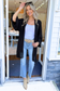 Fringe Trim Crochet Draped Shawl Wrap Cardigan, Black (SHIPS IN 1-2 WEEKS)