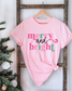 Merry & Bright Pink/Green, T-Shirt