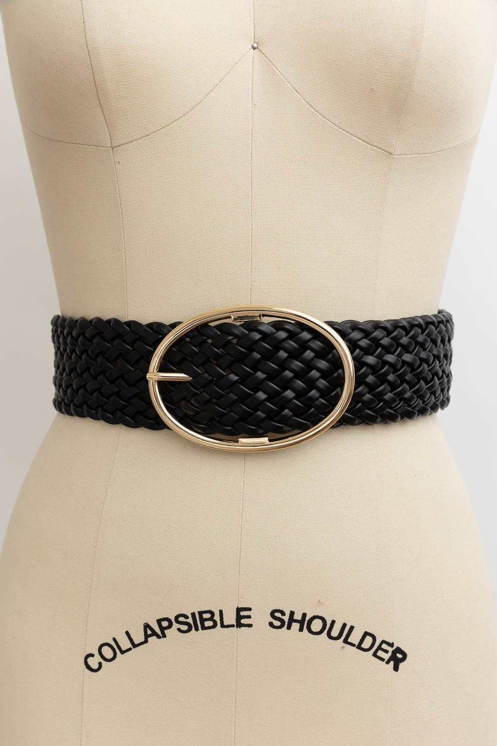 Leto Accessories - Wide Braided Belt – Great for Dresses & Casual Outfits