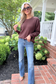 Everyday Sweater by Zenana, Brown (SHIPS IN 2-3 WEEKS)
