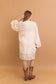 Leto Accessories - Embroidered Floral Vine Lightweight Kimono - Bell Sleeves