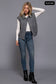 Active USA - Notched Collar Soft Felt Zip Up Vest