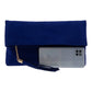 JNBFASHION.COM - Faux Micro Suede Foldover Clutch
