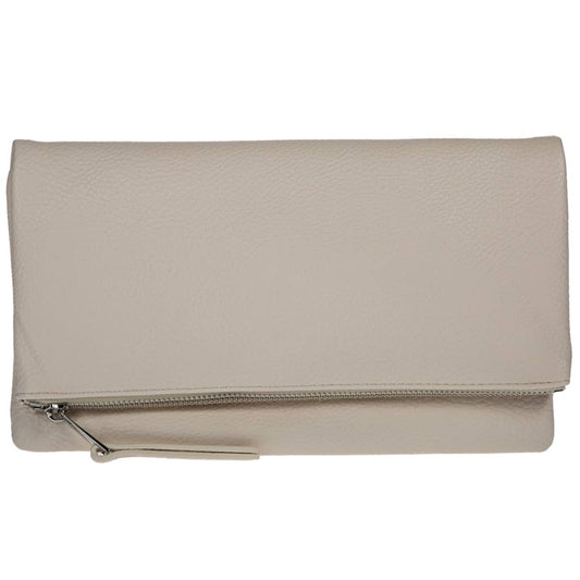 JNBFASHION.COM - Women's Vegan Leather Zipper Foldover Clutch Purse with Tass