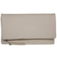 JNBFASHION.COM - Women's Vegan Leather Zipper Foldover Clutch Purse with Tass