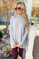 Wish You Were Here Tunic, H Grey  (SHIPS IN 1-2 WEEKS) Black