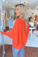 THE PERFECT CASHMERE BLEND SWEATER, Orange  (IN STOCK!)