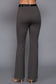 Active Basic | Active USA - Semi Flare Ponte Pants with Leather Belt