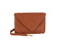 HR CORP - Ecostitch woven envelope clutch crossbody bag