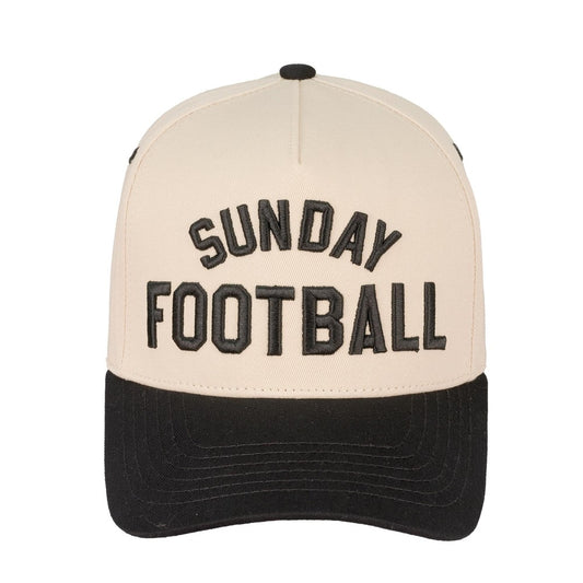 Sunday Football Baseball Hat, Beige (SHIPS IN 1 WEEK)