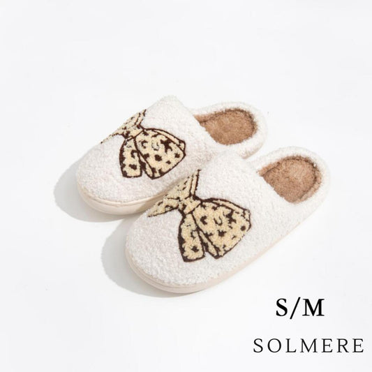 Leopard Bow Slipper