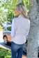Active Basic | Active USA - Suede Piping Detail Rib Quilted Padding Vest (Ships in 1 week)