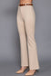 Active Basic | Active USA - Semi Flare Ponte Pants with Leather Belt