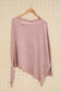 LÉA & LUC - ASYMETRICAL CASHMERE BLEND SWEATER (SHIPS IN 3-4 WEEKS)