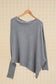 LÉA & LUC - ASYMETRICAL CASHMERE BLEND SWEATER (SHIPS IN 3-4 WEEKS)