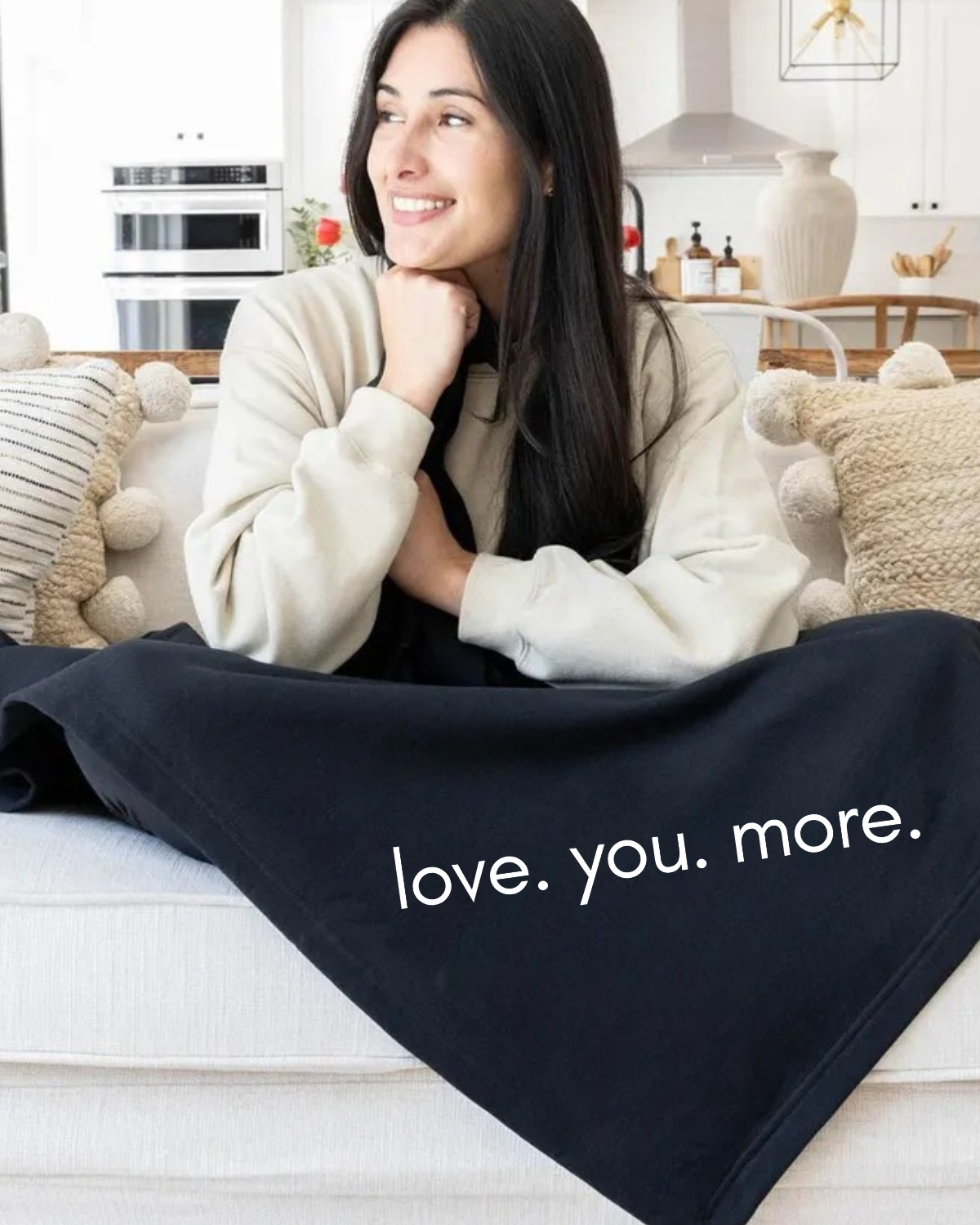 Fleece Stadium Blanket, Love You More