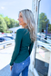 Active Basic | Active USA - Long Sleeve Crew Neck Cotton Spandex Jersey Top