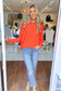 THE PERFECT CASHMERE BLEND SWEATER, Orange  (IN STOCK!)