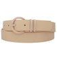 anbfashion - COLOR COATED CIRCLE LOOP BUCKLE BELT IW-28898