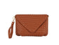 HR CORP - Ecostitch woven envelope clutch crossbody bag