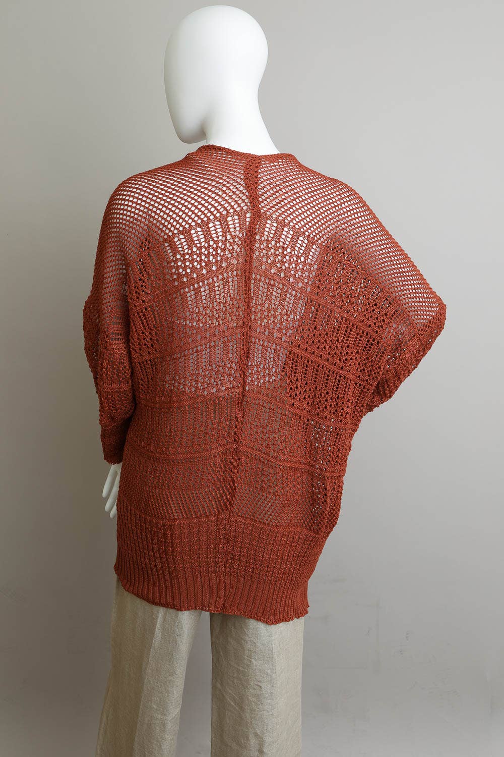 Leto Accessories - Relaxed Fit Boutique Cardigan | Fashionable Netted Knit 🌟