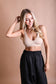 Leto Accessories -  Lace Racerback Bralette - Romantic/Whimsical Design