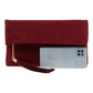 JNBFASHION.COM - Faux Micro Suede Foldover Clutch