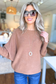 THE PERFECT CASHMERE BLEND SWEATER, Brown/Camel (IN STOCK!)