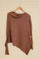 LÉA & LUC - ASYMETRICAL CASHMERE BLEND SWEATER (SHIPS IN 3-4 WEEKS)