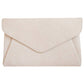 JNBFASHION.COM - Synthetic Leather Double Pocket Envelop Clutch