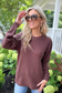 Everyday Sweater by Zenana, Brown (SHIPS IN 2-3 WEEKS)