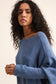 LÉA & LUC - ASYMETRICAL CASHMERE BLEND SWEATER (SHIPS IN 3-4 WEEKS)