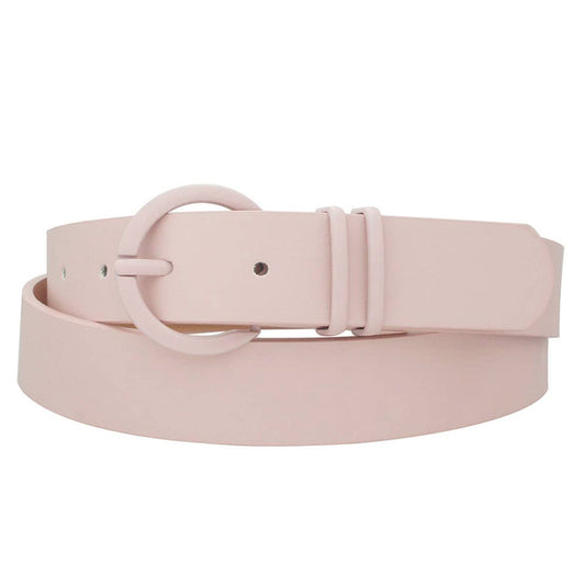 anbfashion - COLOR COATED CIRCLE LOOP BUCKLE BELT IW-28898