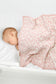 Comfy Luxe Children's Knit Blanket, OG Leo, Lt Pink (SHIPS IN 1-2 WEEKS)