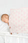 Comfy Luxe Children's Knit Blanket, Heart, Lt Pink (SHIPS IN 1-2 WEEKS)