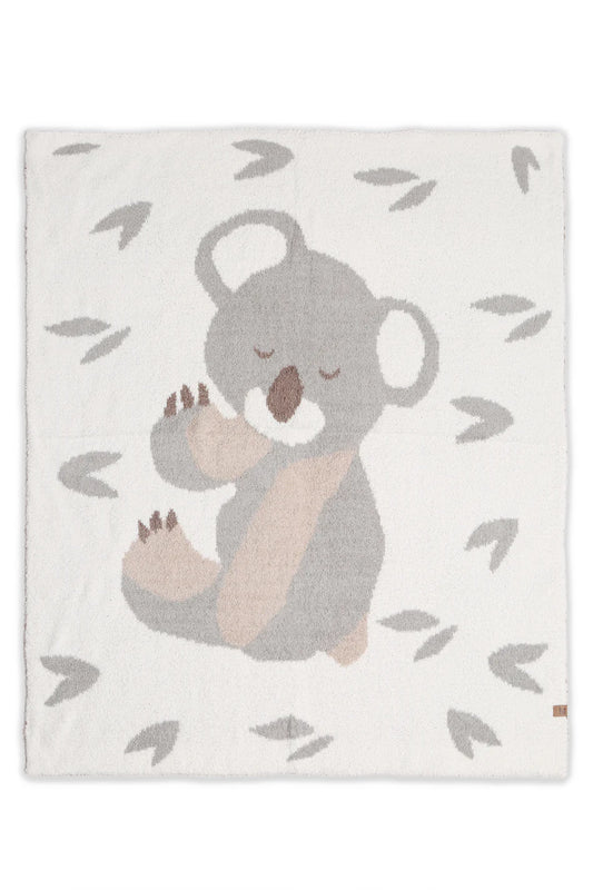 Comfy Luxe Children's Knit Blanket, Koala (SHIPS IN 1-2 WEEKS)