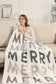 Comfy Luxe Solid Knit Blanket, Merry (SHIPS IN 1-2 WEEKS)