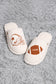 Comfy Luxe, Closed Toe Slippers, FOOTBALL (SHIPS IN 1-2 WEEKS)
