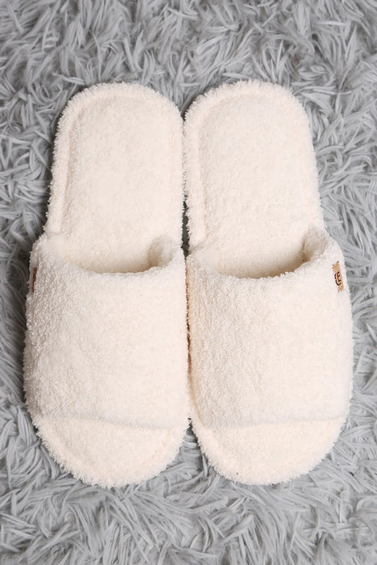 Comfy Luxe Slippers, OG Solid Open Toe, Multiple Colors (SHIPS IN 1-2 WEEKS)