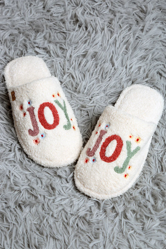 Comfy Luxe, Closed Toe Slippers, JOY (SHIPS IN 1-2 WEEKS)