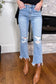 Lovervet by Vervet -  High Rise Crop Flare Jean (SHIPS IN 2-3 WEEKS)